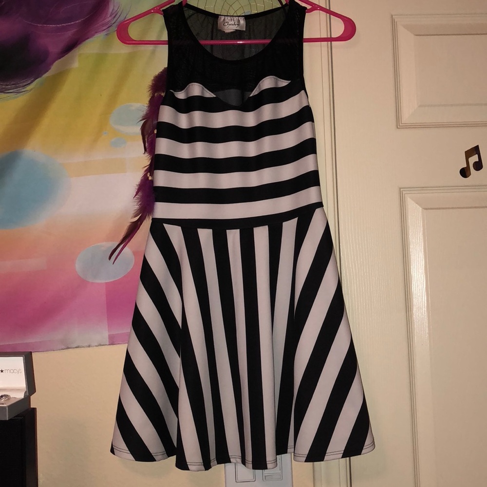 striped dress
